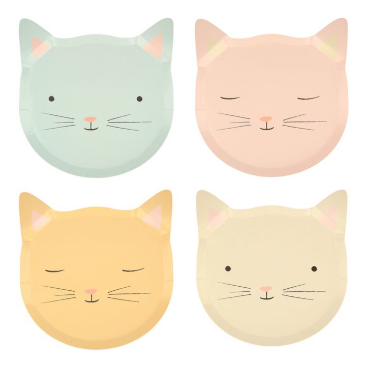 Meri Meri Cute Kitten Plates